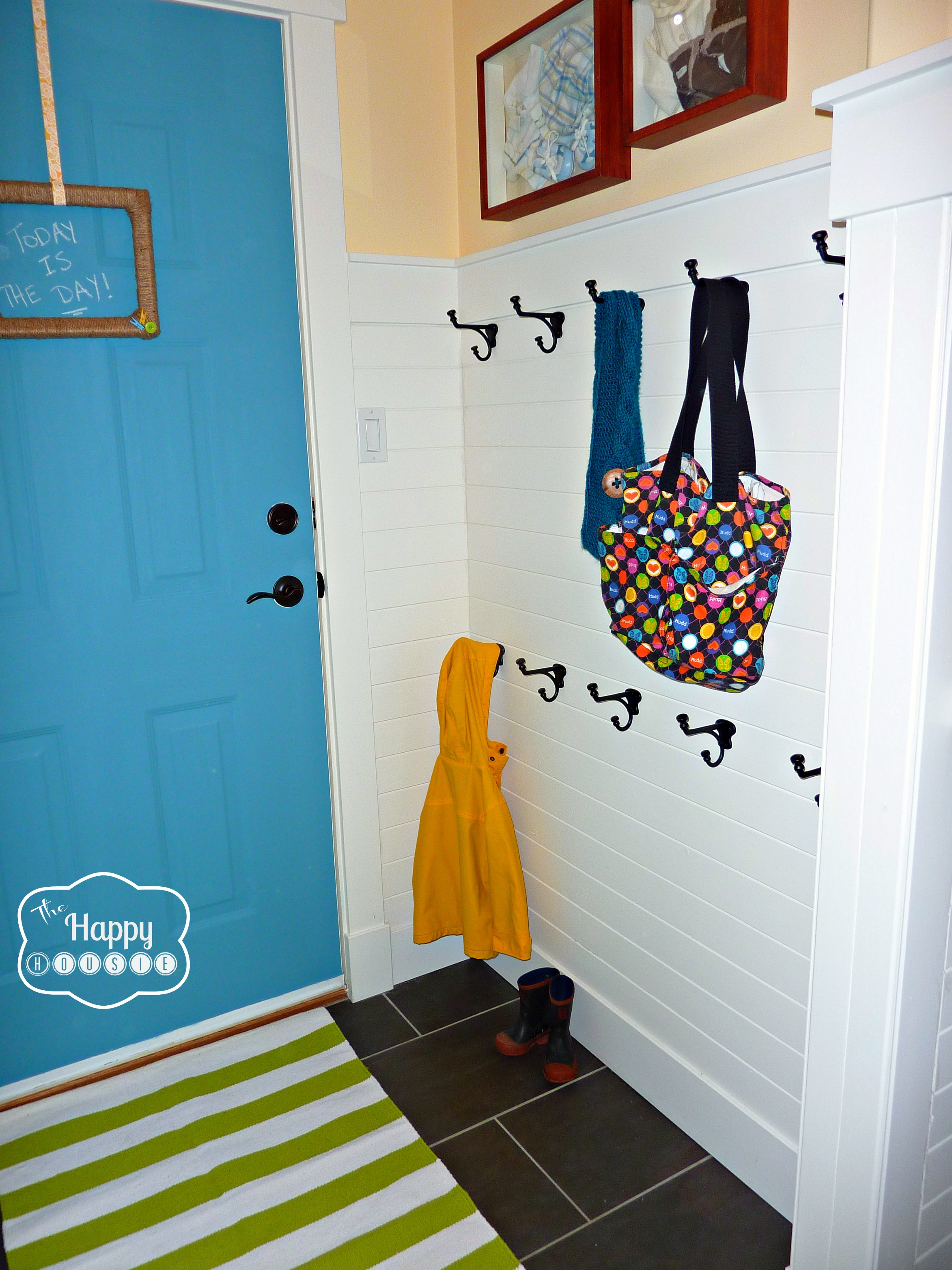 How-To Revamp a Laundry Room / Mud Room on a Budget | The Happy Housie