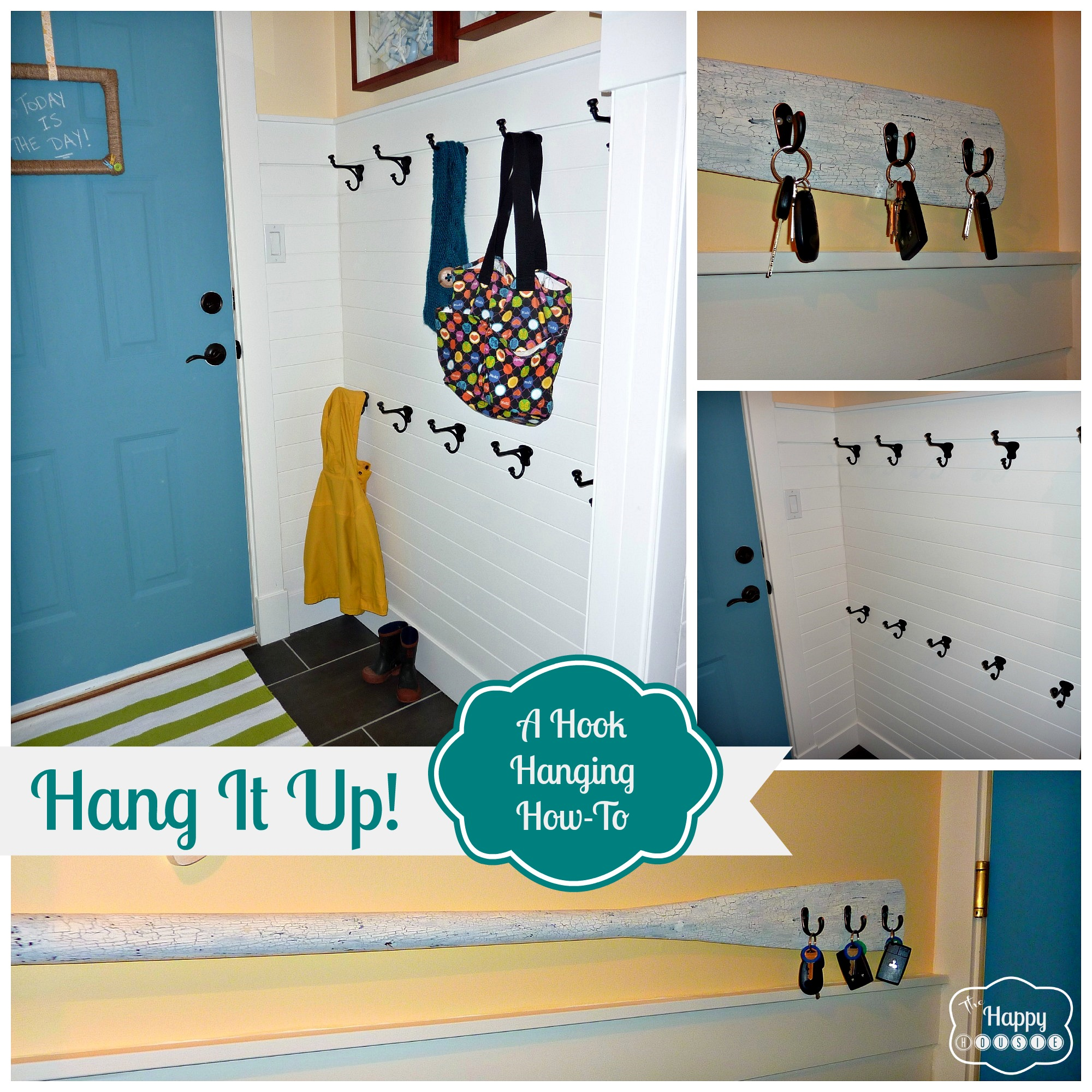 DIY Hang It Up!: A Hook Hanging How-To | The Happy Housie