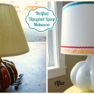 Thrifted Upcycled Lamp Makeover at thehappyhousie