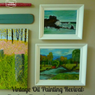 Vintage Oil Painting Revival Thrifted Finds for a Gallery Wall 2 at thehappyhousie
