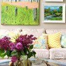 3 Spring Changes in the Living Room at thehappyhousie