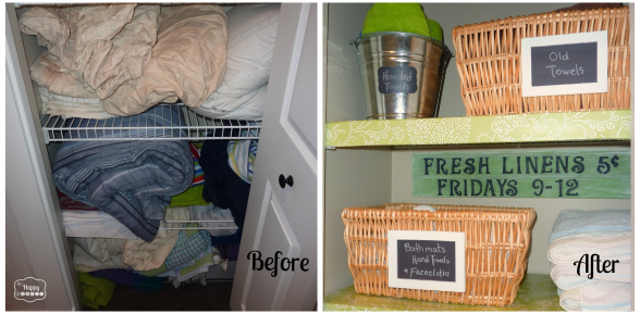 Spring Cleaning: Linen Closet Rescue Mission