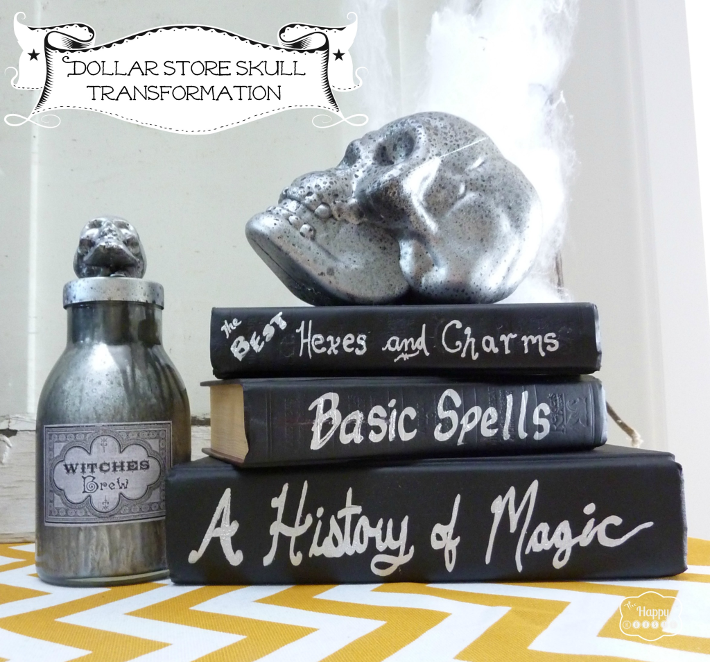 Dollar Store Skull Transformation by thehappyhousie for twelveoeight