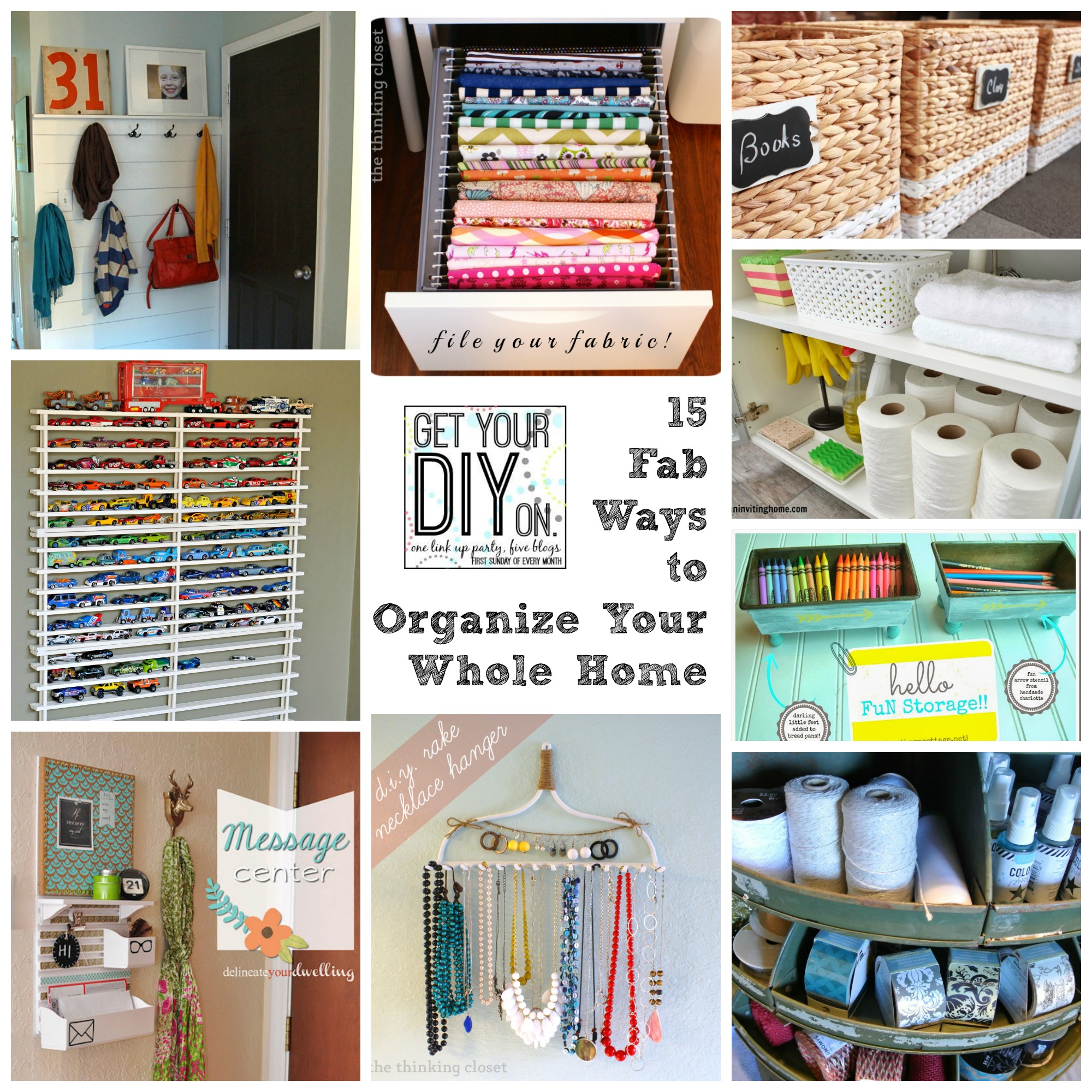 15 Ways to Organize Your Whole Home!  Just a Girl and Her 
