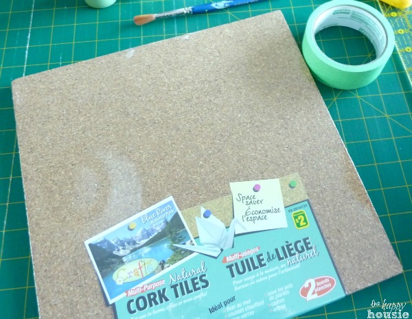 Easy DIY Cork Coasters by The Happy Housie for Domestic Superhero materials