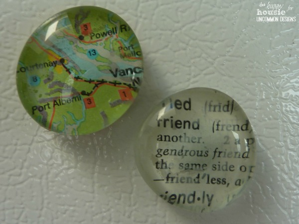 DIY Map Magnets by The Happy Housie for Uncommon Designs 1