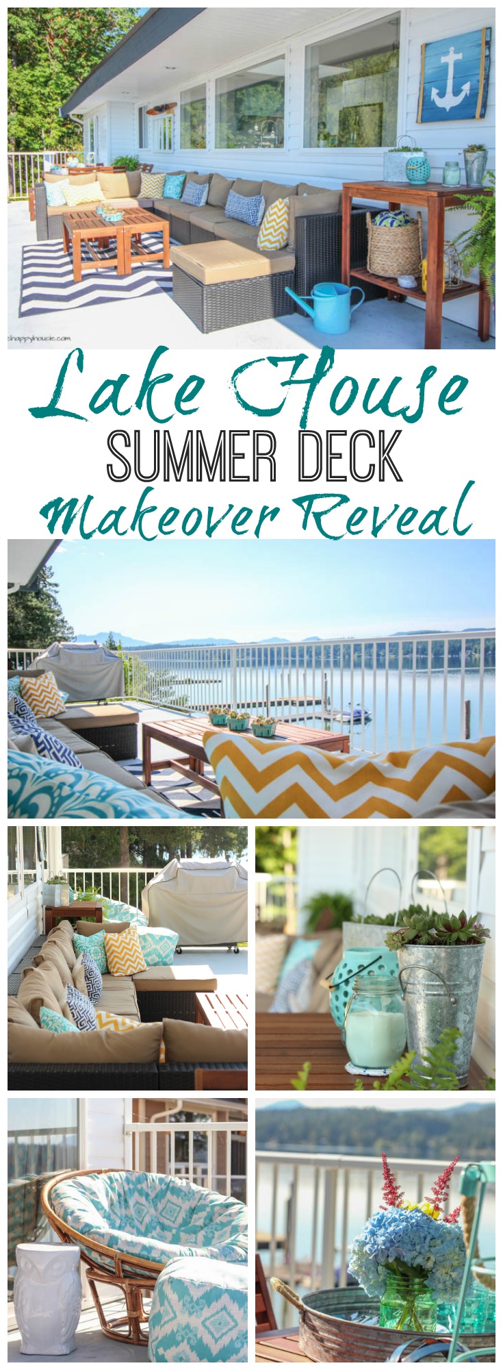 Our Summer Deck Makeover Reveal - The Happy Housie