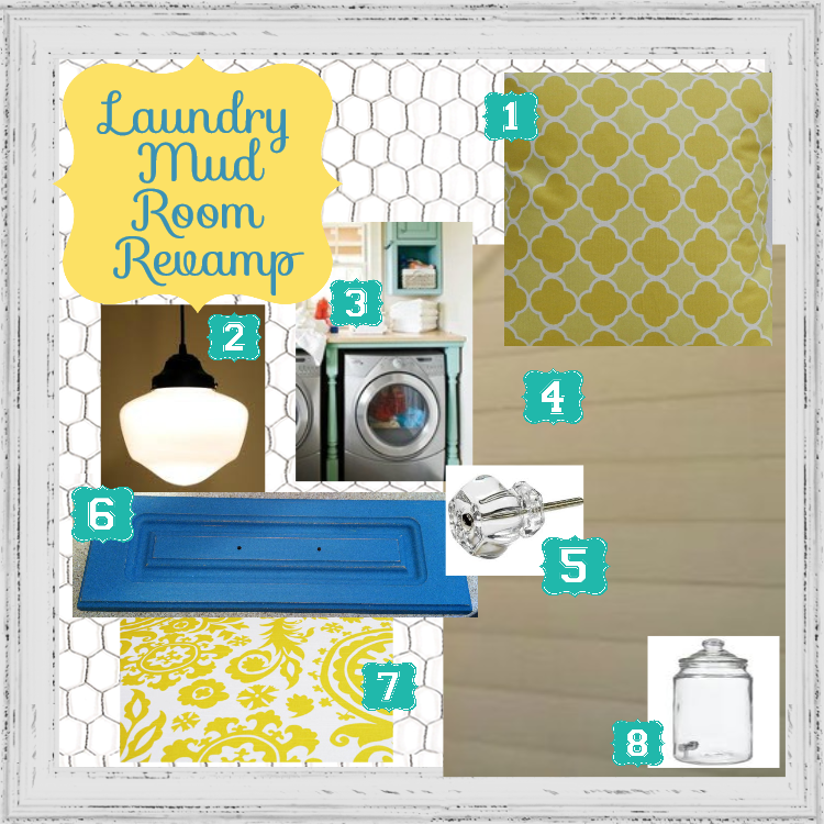 laundry mud room revamp inspiration board