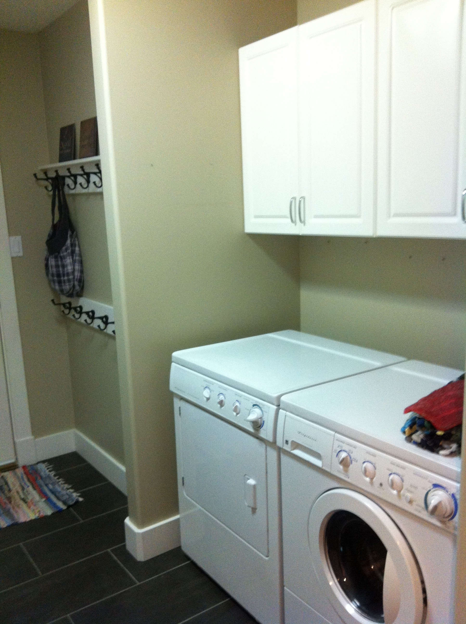 How-To Revamp a Laundry Room / Mud Room on a Budget - The Happy Housie