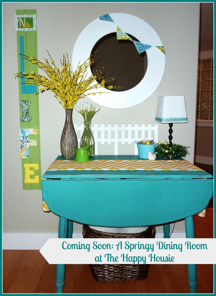 coming soon springy dining room at the happy housie