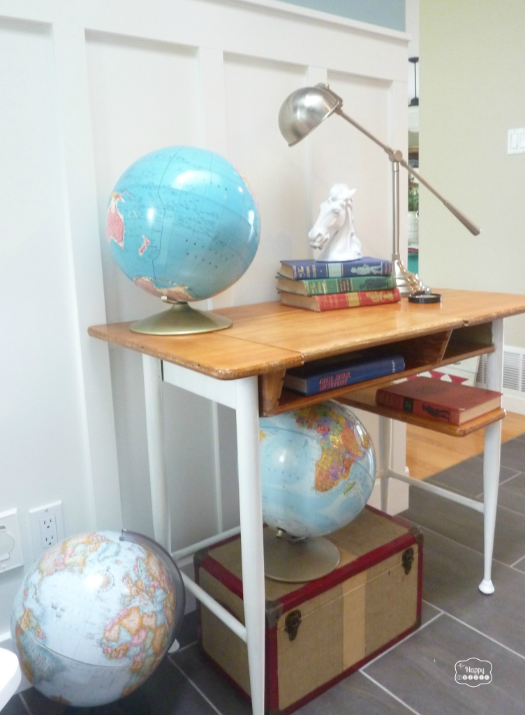 vintage school house entry hall desk 1 room 3 ways at thehappyhousie