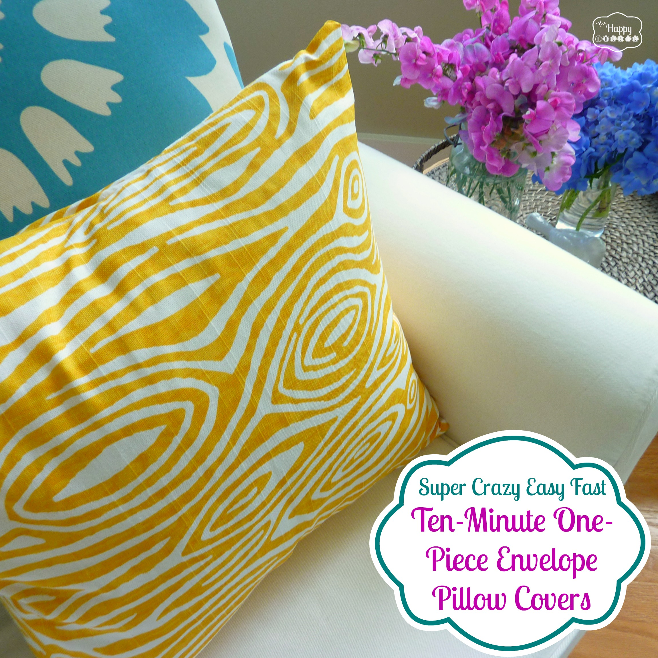 DIY Cushion Covers & Pillow Covers  How to Make a Pillow REALLY fast 