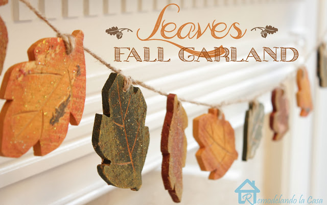 Leaves garland for Fall2