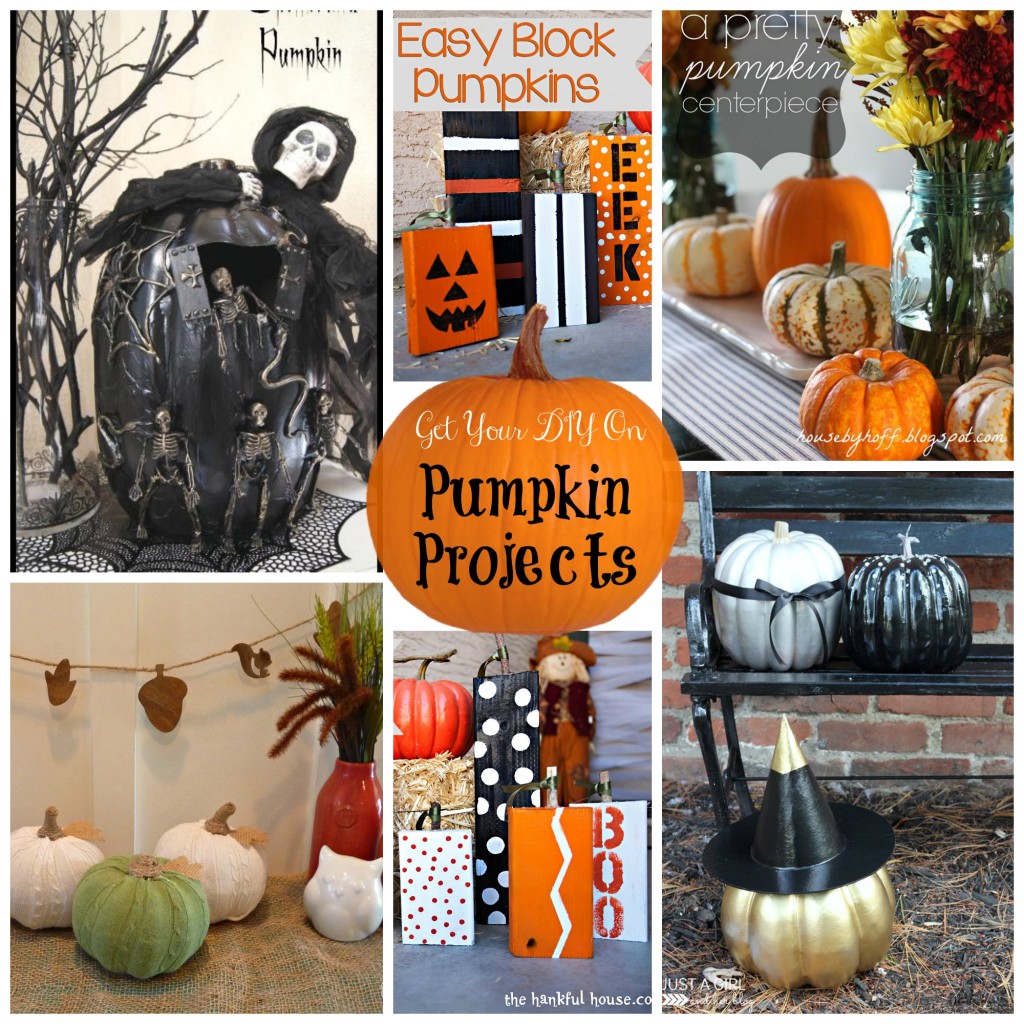 Get Your DIY On Pumpkin Projects at thehappyhousie