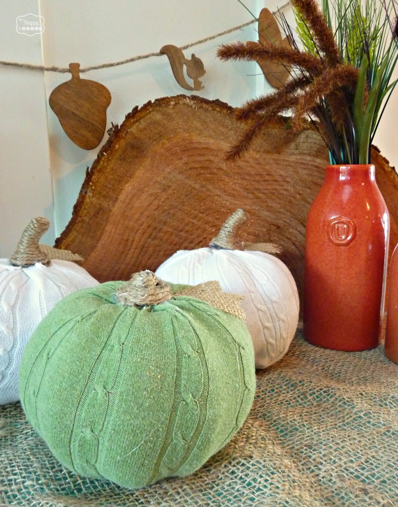 Cozy Up Your Fall Decor with Easy DIY Sweater Pumpkins | The Happy Housie