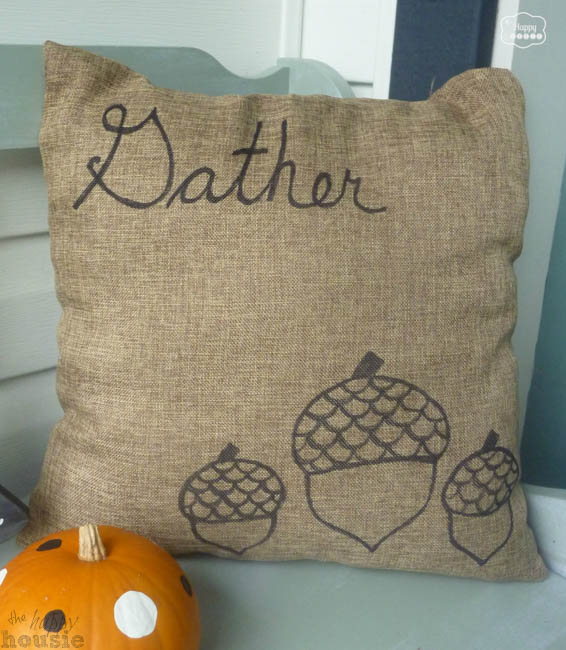 Two Sided Sharpie Pillows for Fall at thehappyhousie.com-13