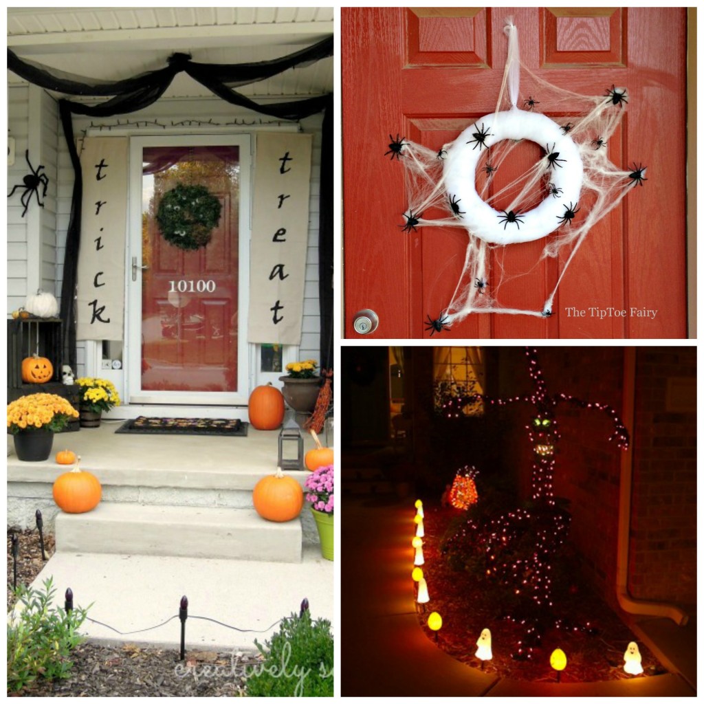 features from spooky outdoor decor
