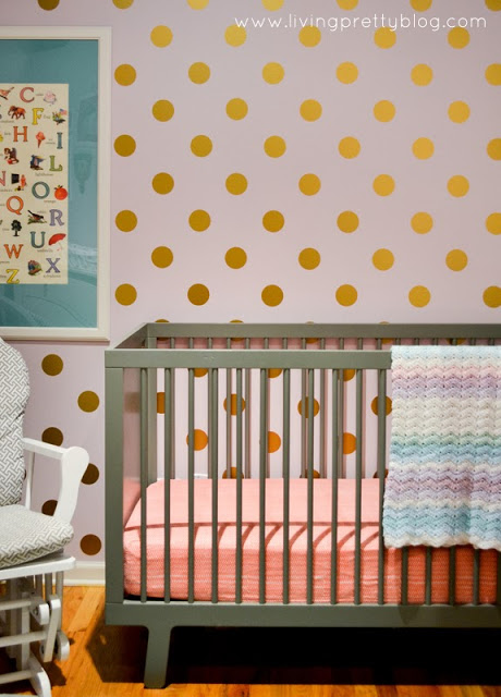 Living Pretty Loft Nursery Reveal Crib 1