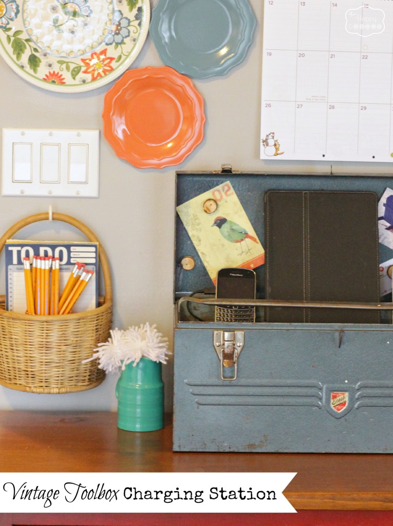 The Happy Housie Vintage Toolbox Charging Station 1