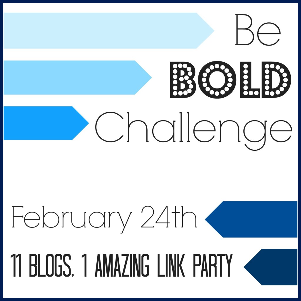 Be bold challenge with border.