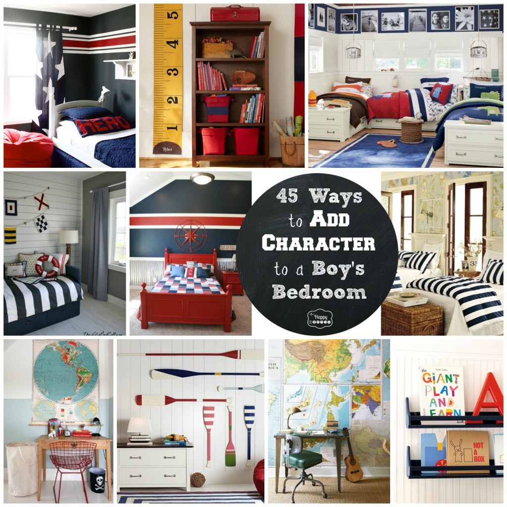 45 Ways to Add Character to a Boy's Bedroom