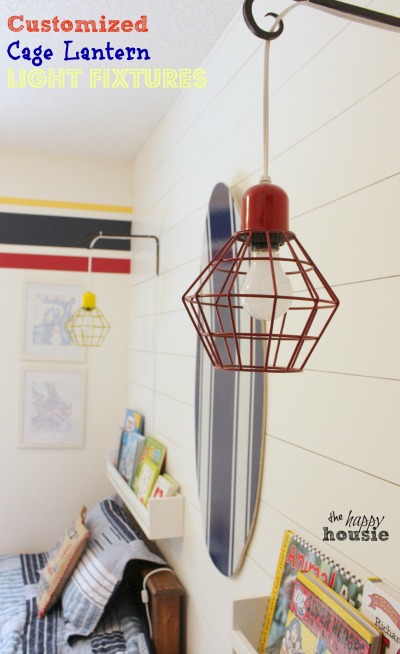 Customized Cage Lantern Light Fixtures at the happy housie r