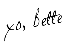 signature Bette