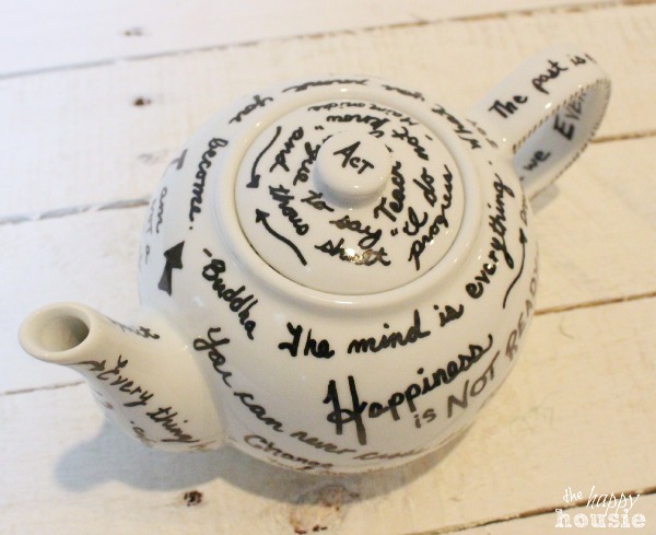 Quote Tea Pot 1 at The Happy Housie