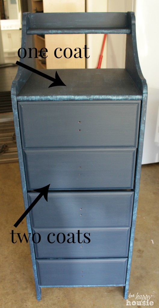 Chalk Paint Numbered Tall Dresser Nautical Boys Bedroom at The Happy Housie one coat two coats