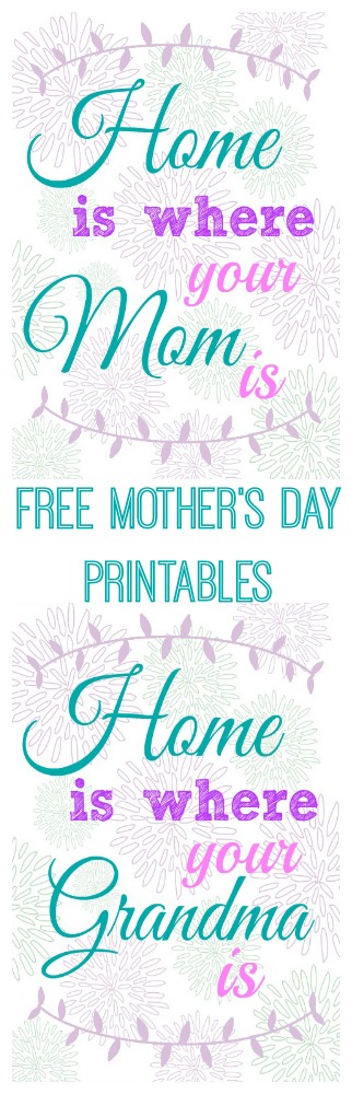 Free Mother's Day Printables at The Happy Housie