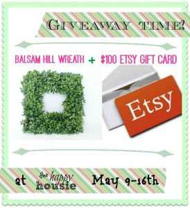 Giveaway Balsam Hill and Etsy Collage