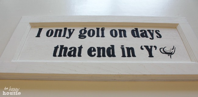 DIY Golf Sign for Father's Day at The Happy Housie 5