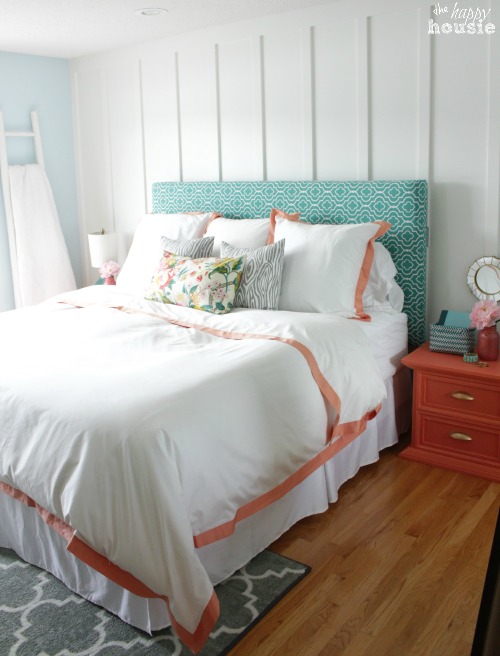 Summer House Tour Master Bedroom at The Happy Housie 1