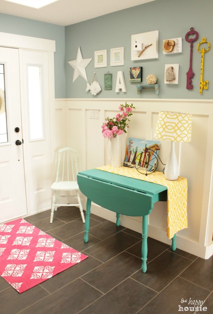 Summer House Tour at The Happy Housie Entry Hall 1