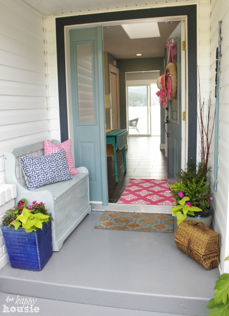 Summer House Tour at The Happy Housie Front Porch