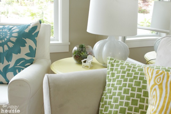 Summer House Tour at The Happy Housie Living Room 8