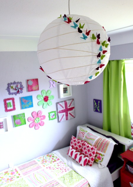 Little Turning Big Girls Bedroom Reveal at The Happy Housie from above