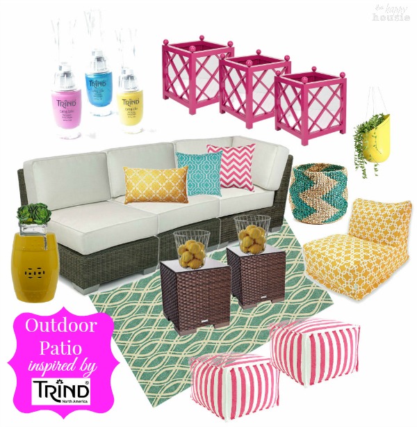 Outdoor Patio Inspired by Trind at The Happy Housie