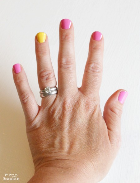Trind Nail Polish Mellow Yellow and Bubble Gum Pink