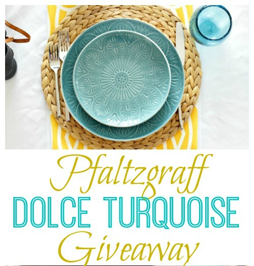Pfaltzgraff Dolce Turquoise Giveaway small