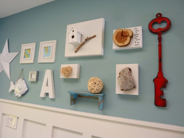 Turn Nature and Holiday Collections into Canvas Art at The Happy Housie gallery wall 1