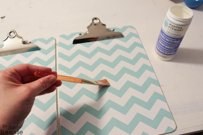 DIY Decorative Clipboards Using Wrapping Paper at thehappyhousie.com-13