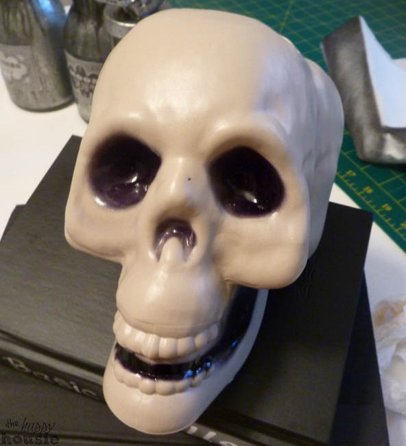 Dollar Store Skull Transformation at The Happy Housie-1