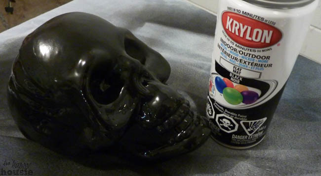 Dollar Store Skull Transformation at The Happy Housie-2