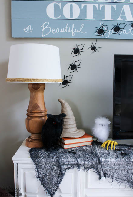 Halloween House Tour Living Room and Dining Room at The Happy Housie-4