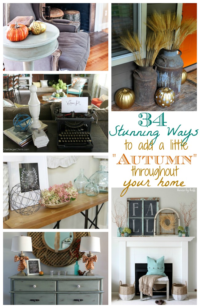 34 Stunning Ways to Add a Little Autumn Throughout Your Home at The Happy Housie