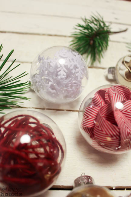 How to make these beautiful and simple One Minute DIY Ribbon Stuffed Christmas Ornaments at The Happy Housie-13