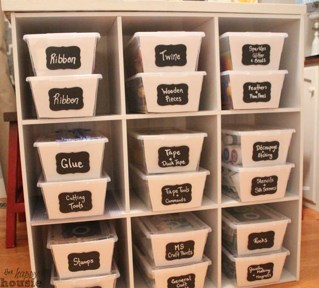 Turn Clear Plastic Shoe Bins into Cute Cheap Storage Solutions