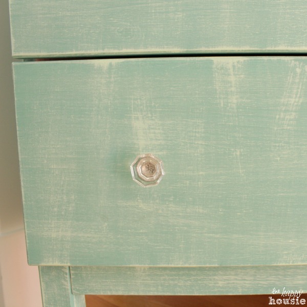IKEA Tarva Dresser Hack with faux Linen Texture at The Happy Housie after 3