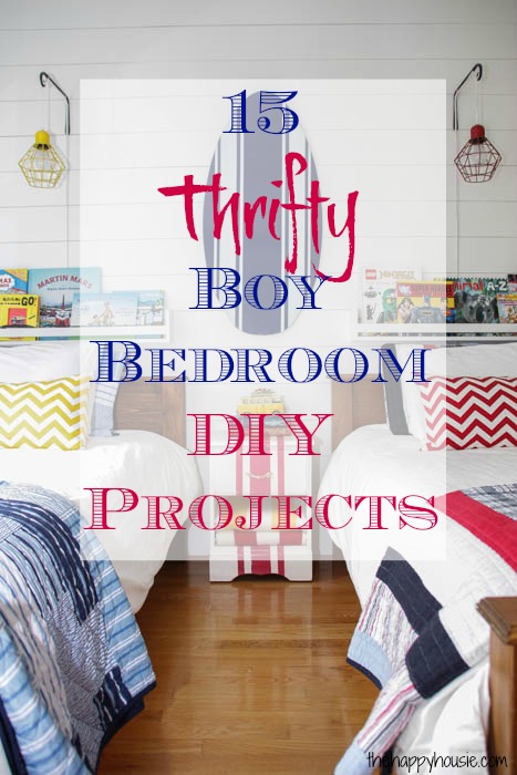Boy Bedroom Diy Projects Source Guide Budget The Happy Housie - Diy Projects For Boy Rooms